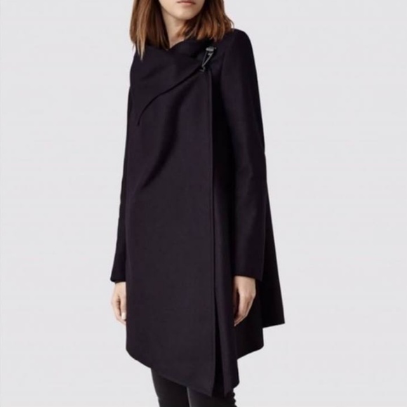 All Saints Jackets & Blazers - All Saints Black City Monument Coat (US2)